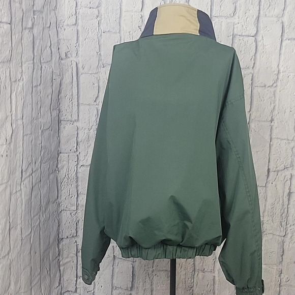 NIKKEN Green and Tan Zip up Warm Up Men's‎ Jacket Medium - Picture 6 of 9